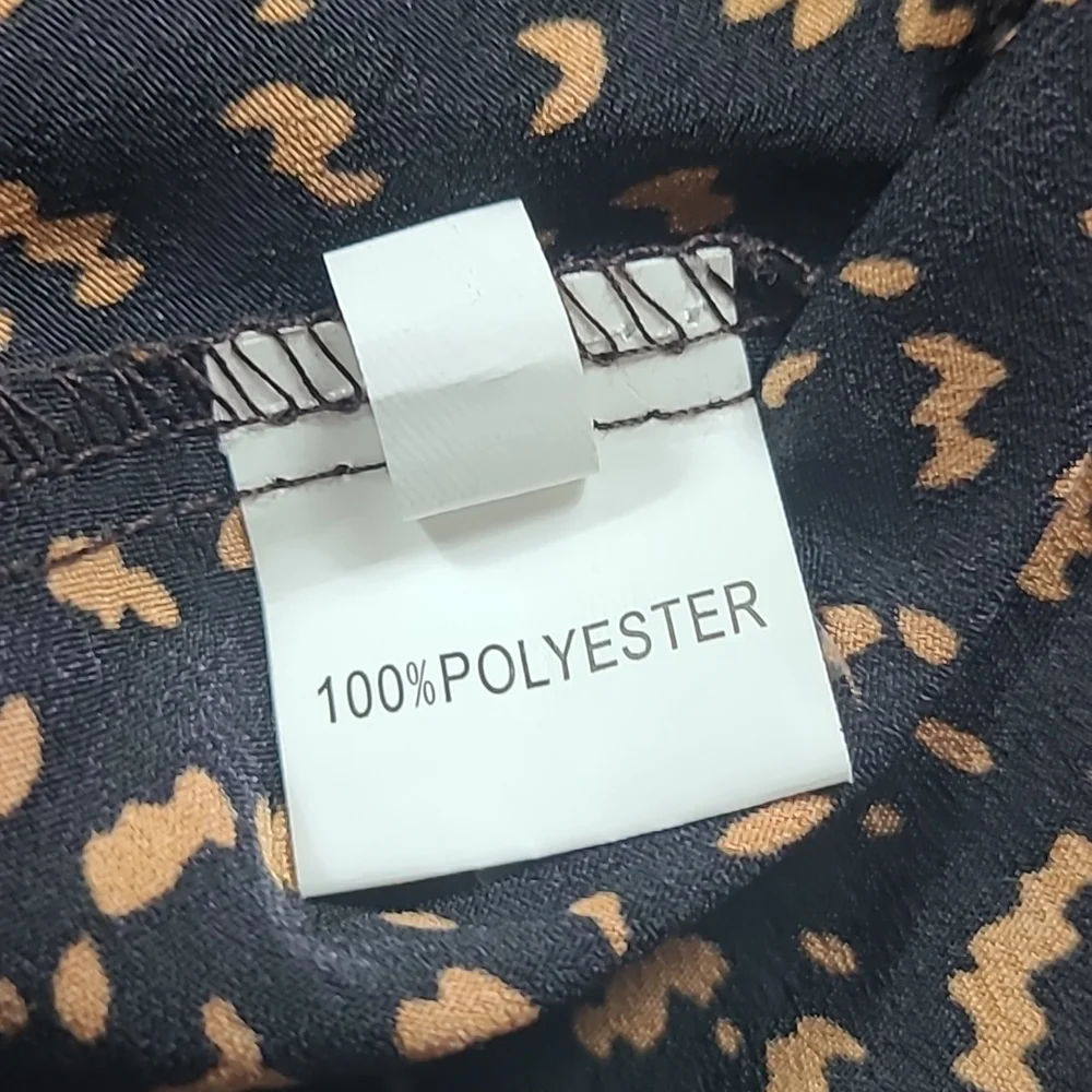 Shein Cropped Tie Front Peplum Blouse - Picture 10 of 13